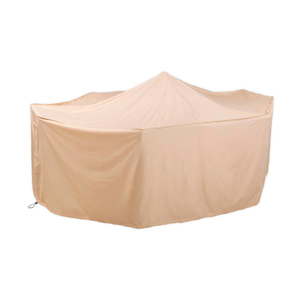 Plow & Hearth Large Deluxe Furniture Cover For Rectangle/Oval Dining Table And Chairs