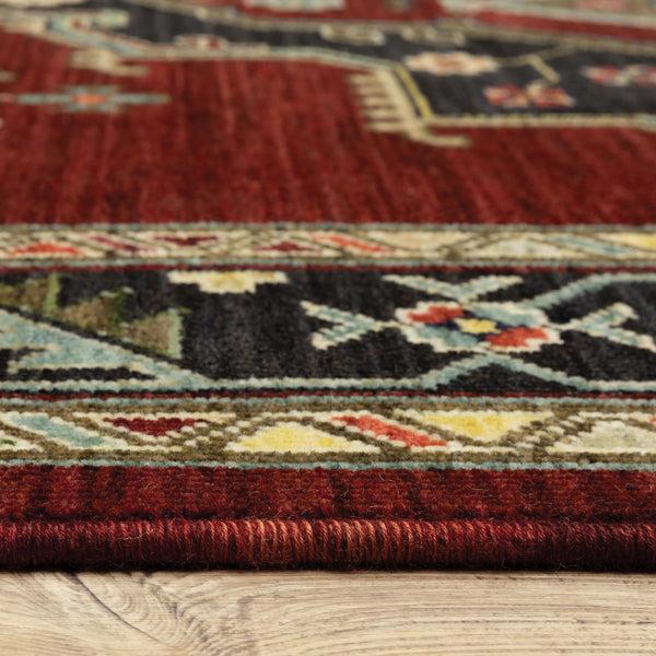 Plow & Hearth Laurenburg Border Wool Rug 9'10" X 12'10"