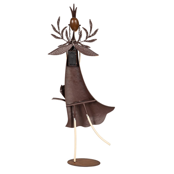 Plow & Hearth Lighted Fairy Girl With Watering Can Garden Statue