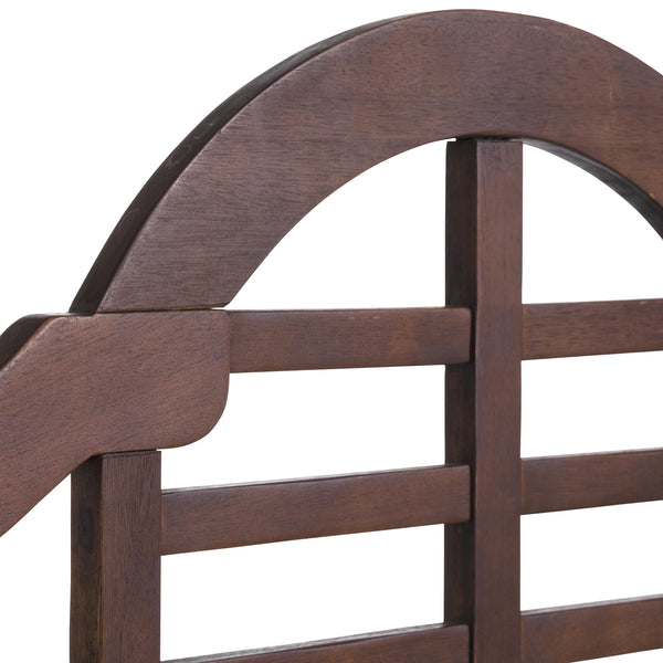 Plow & Hearth Lutyens Eucalyptus Wood Porch Swing Natural