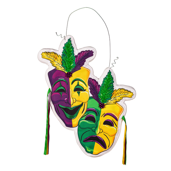 Plow & Hearth Mardi Gras Theater Mask Estate Door Décor