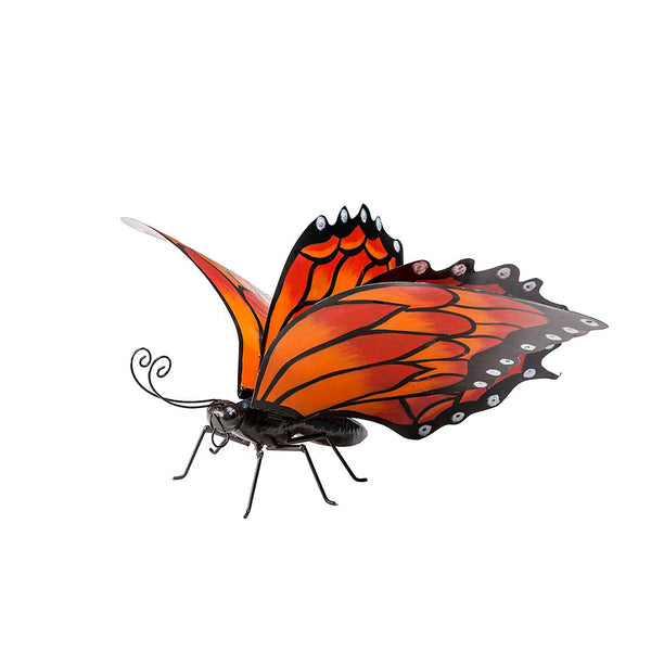 Plow & Hearth Metal Monarch Butterfly Outdoor Sculpture