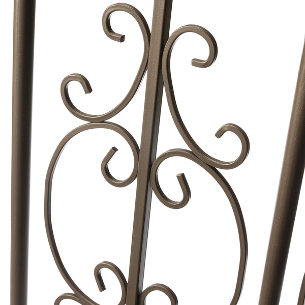 Plow & Hearth Montebello Iron Garden Fencing Set Of 4