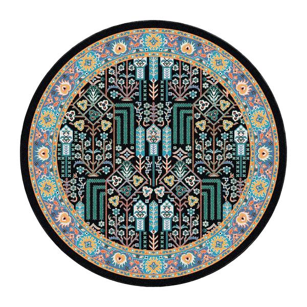 plow & hearth Mount Joy Area Rug With EnduraStran Construction 7'7" Round