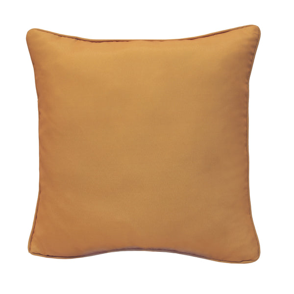 Plow & Hearth Mustard Outdoor Polypropylene Pillow 18"x18"