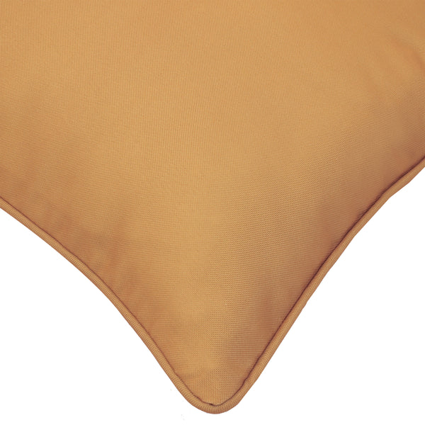 Plow & Hearth Mustard Outdoor Polypropylene Pillow 18"x18"