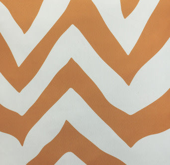 Plow & Hearth Mustard Zig Zag Outdoor Polyester Pillow 24"x 24"