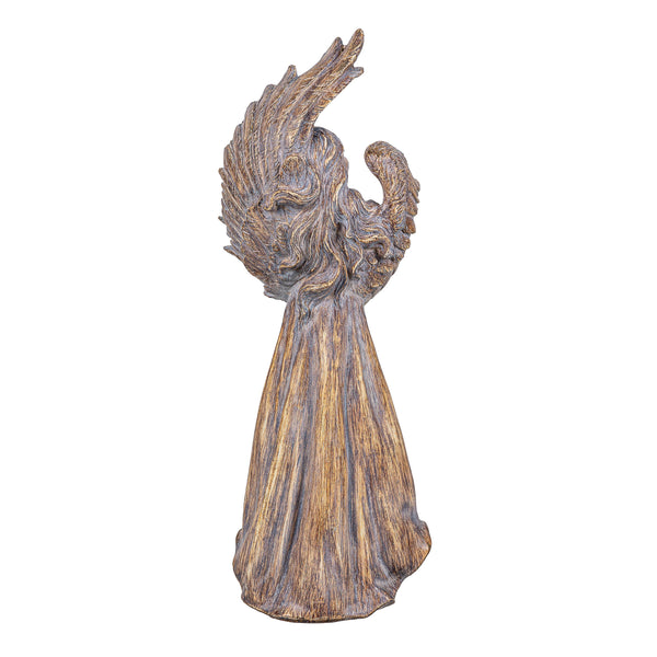 Plow & Hearth Nativity Bird Feeder Resin Bird Feeder Angel 17"H