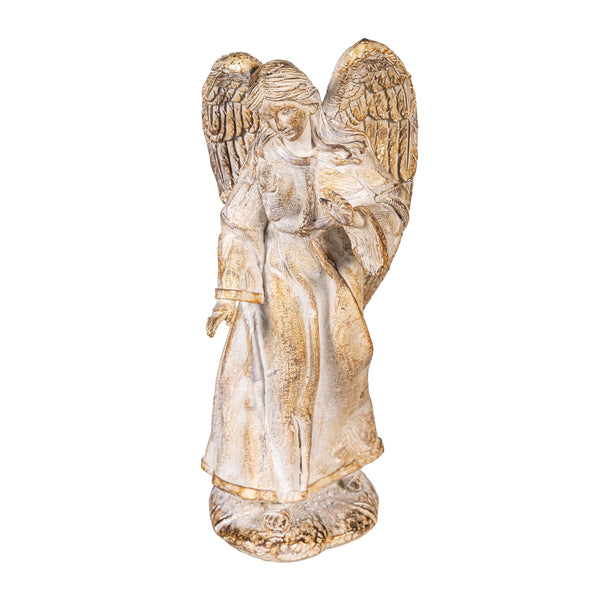 Plow & Hearth Nativity Garden Statue Resin Statue Gilded Nativity 9"H Set Of 10