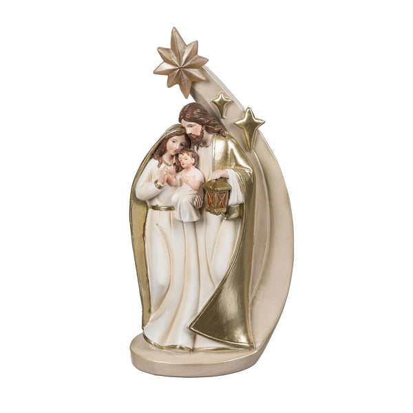 plow & hearth Nativity LED Table Decor Nativity Resin 10"H