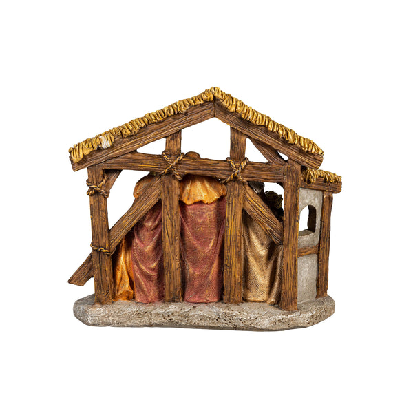 Plow & Hearth Nativity Table Décor Nativity Resin 8.5"L