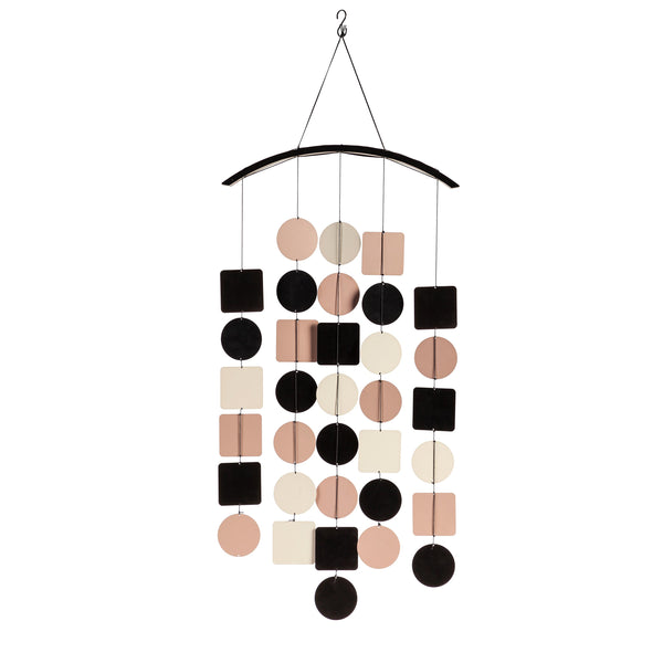 plow & hearth Neutral Colored Multi-Shaped Wind Chime