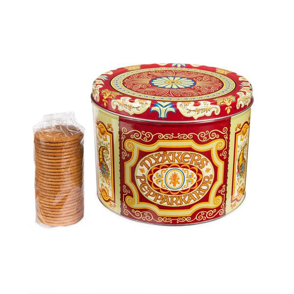 Plow & Hearth Nyakers Swedish Gingersnap Cookies In Gift Tin