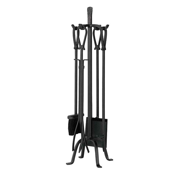 plow & hearth Olde World 5-Piece Fireplace Tool Set with Loop Handles
