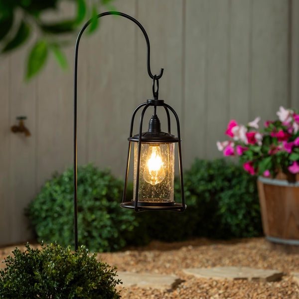 Plow & Hearth Outdoor Lamps & Lighting Franklin LED Metal Solar Lantern