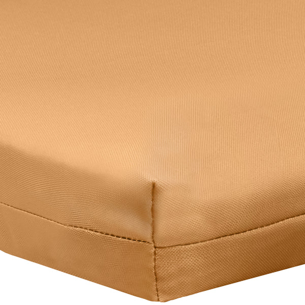 Plow & Hearth Outdoor Polypropylene Arm Chair Cushion 18"x19" Mustard