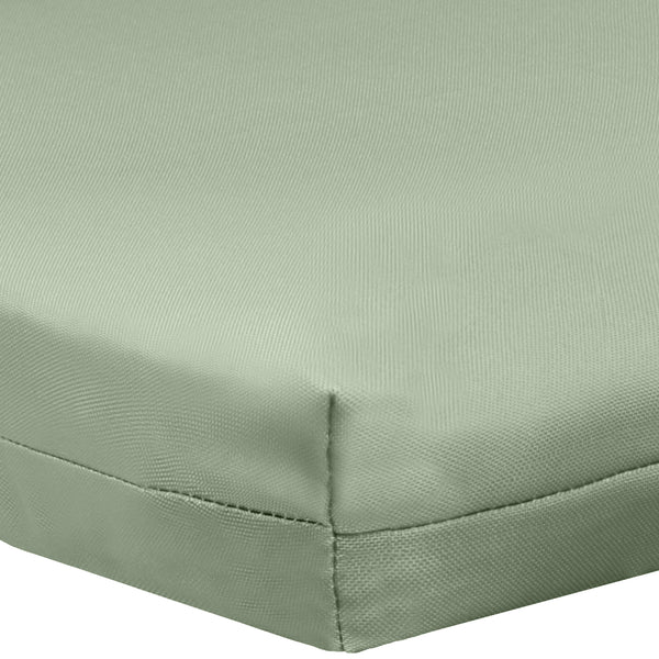 Plow & Hearth Outdoor Polypropylene Lounger Cushion 22"x73" Sage