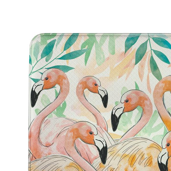 Plow & Hearth Palm Beach Flamingo Anti-Fatigue Mat 30"x18"