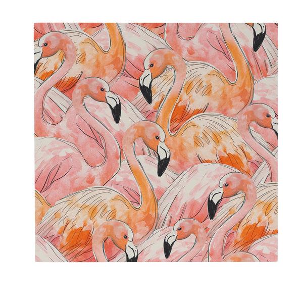Plow & Hearth Palm Beach Flamingo Indoor Wall Décor Wood 12"x12"