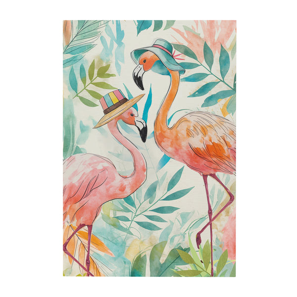 Plow & Hearth Palm Beach Flamingo Indoor Wall Décor Wood 24"x16"