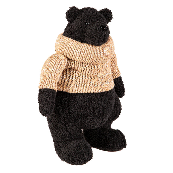 Plow & Hearth 11.5" Fabric Bear Table Decor
