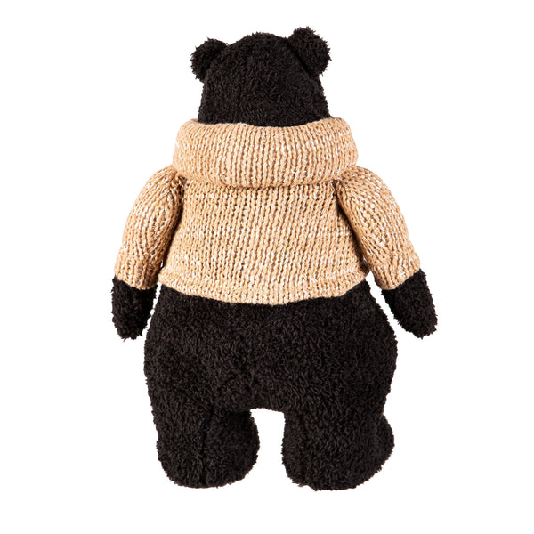 Plow & Hearth 11.5" Fabric Bear Table Decor