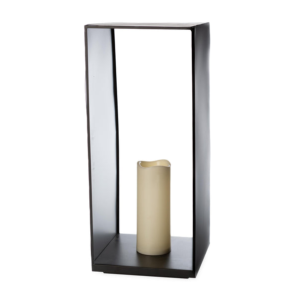 Plow & Hearth 20" Candle Lantern With LED Light