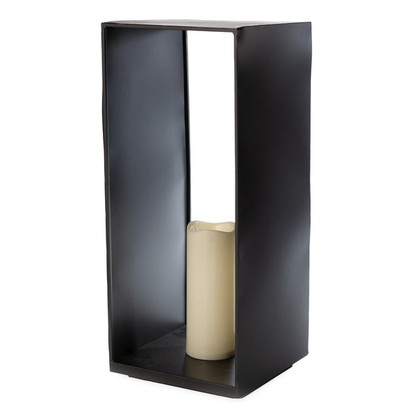 Plow & Hearth 20" Candle Lantern With LED Light