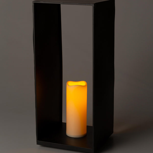 Plow & Hearth 20" Candle Lantern With LED Light