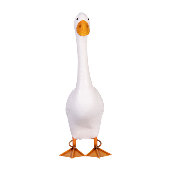 Plow & Hearth 21" Porch Goose Metal Statue