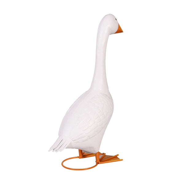 Plow & Hearth 21" Porch Goose Metal Statue