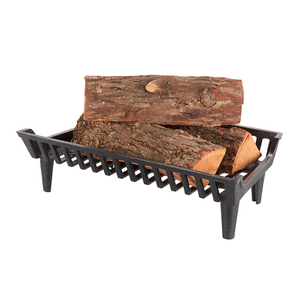 plow & hearth 24"Flat Bottom Fireplace Grate