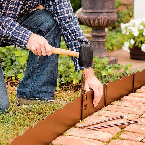 Plow & Hearth 3"H Bendable Steel Garden Edging