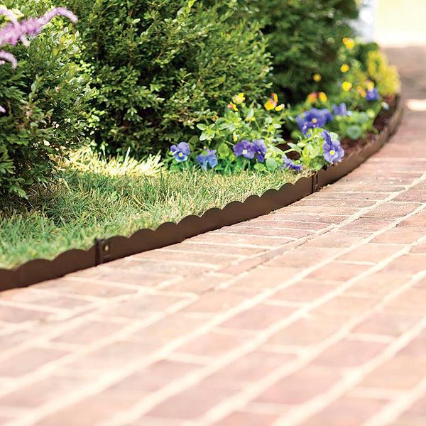 plow & hearth 3"H Bendable Steel Garden Edging