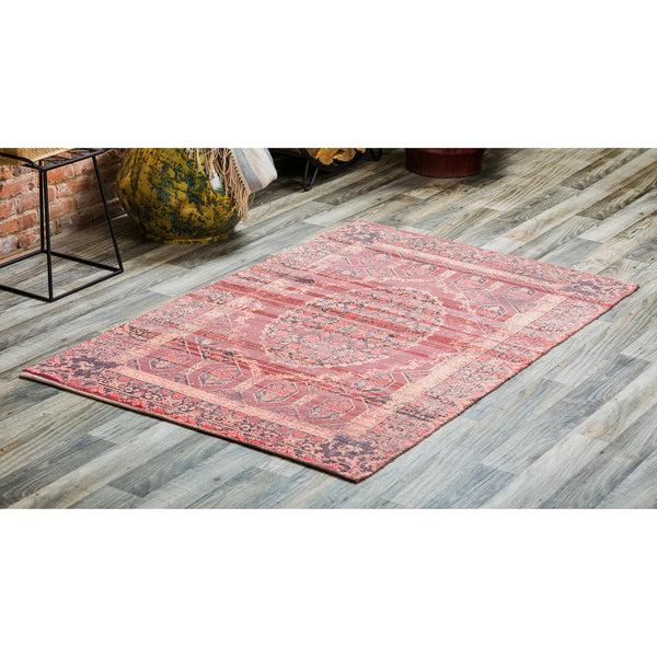 plow & hearth 4'X6' Indoor / Outdoor Rug Brown