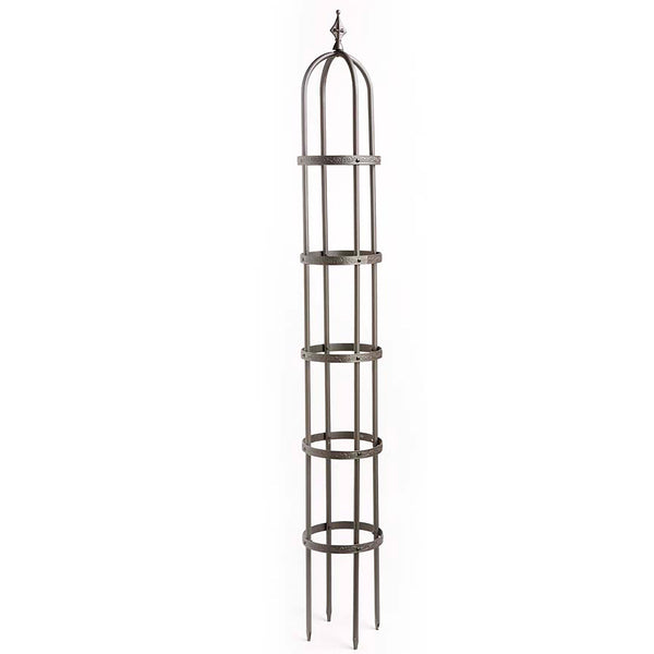 Plow & Hearth 7' Powder-Coated Steel Garden Obelisk