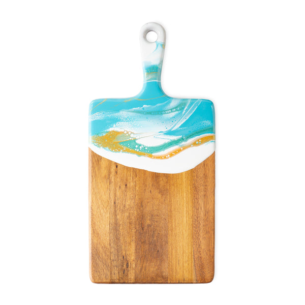 plow & hearth Acacia Wood & Resin Cutting Board