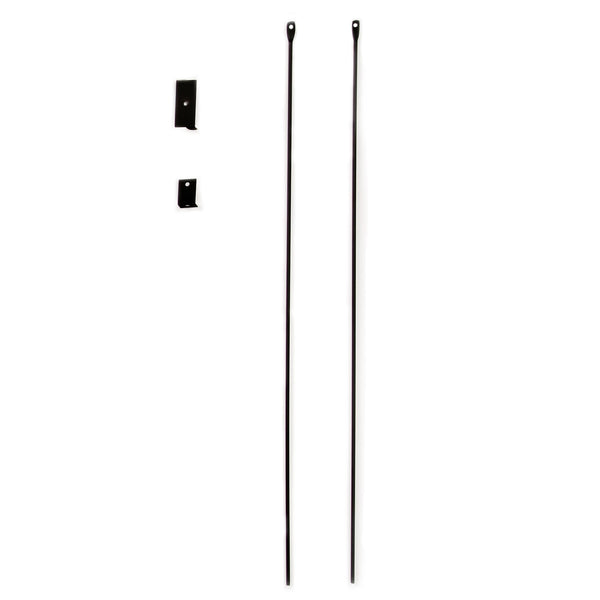 plow & hearth Adjustable Fireplace Rod 32"-58"L