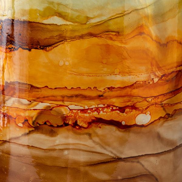 Plow & Hearth AMBER SHORT NOA VASE