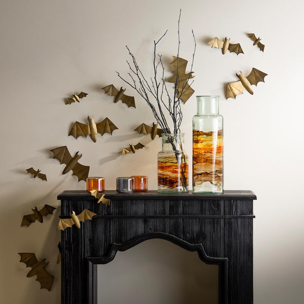 Plow & Hearth AMBER SHORT NOA VASE