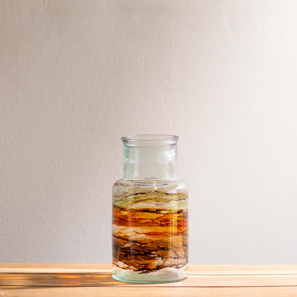 plow & hearth AMBER SHORT NOA VASE