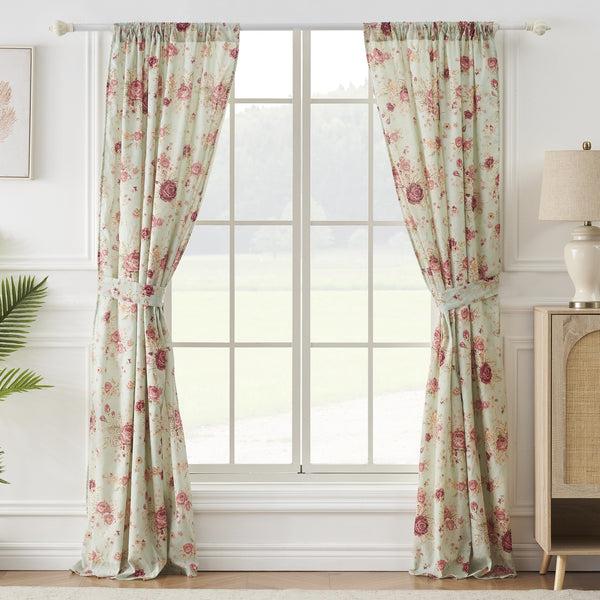 plow & hearth Antique Rose Curtain