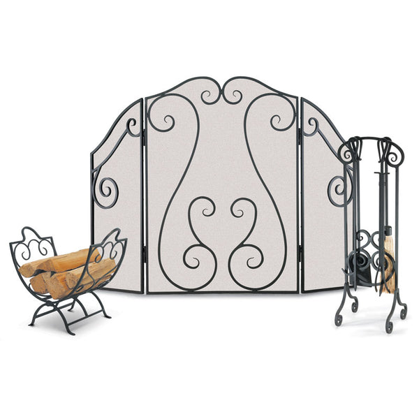 Plow & Hearth Antique Scroll Hearth Screen