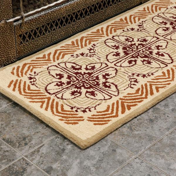 plow & hearth Art Deco Classic Rug 56"x26"