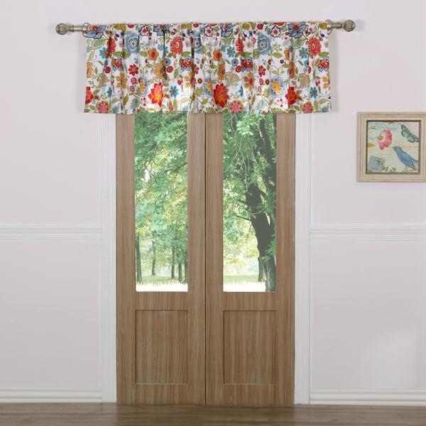 Plow & Hearth Astoria White Curtain And Valance