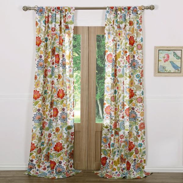 plow & hearth Astoria White Curtain and Valance
