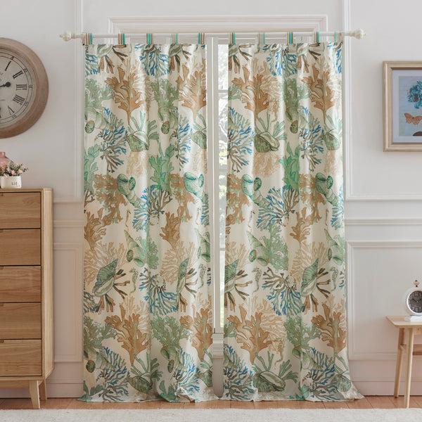 Plow & Hearth Atlantis Jade Curtain