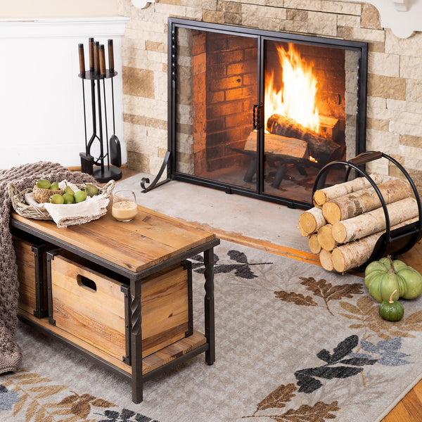 Plow & Hearth Autumn Bough EnduraStran Rug