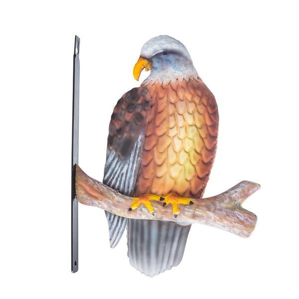 Plow & Hearth Bald Eagle On Branch Wall Sculpture