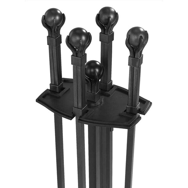 Plow & Hearth Ball And Claw Fireplace Tool Set
